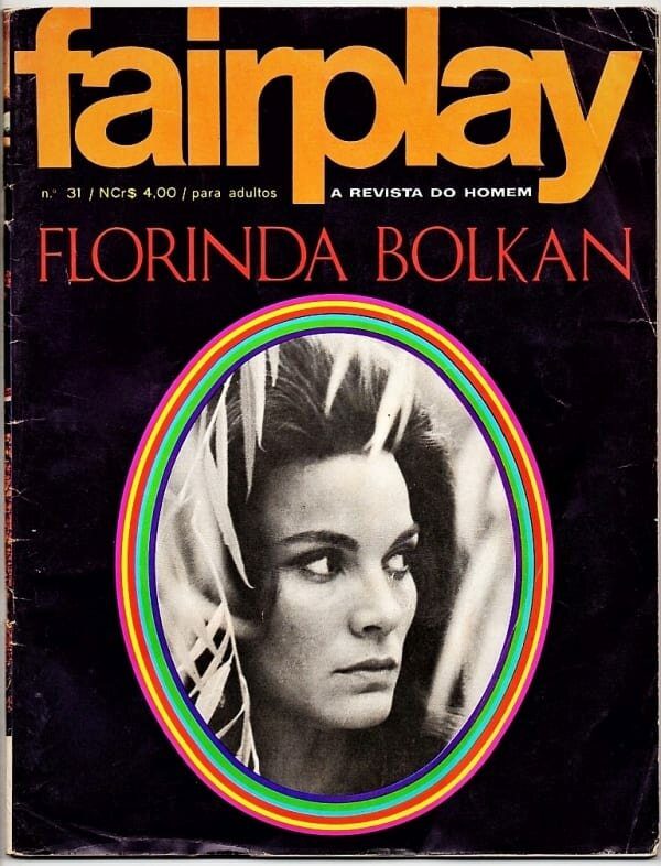 | Casa do Colecionador Revista Fairplay N° 31 - Setembro de 1969 - Florinda Bolkan