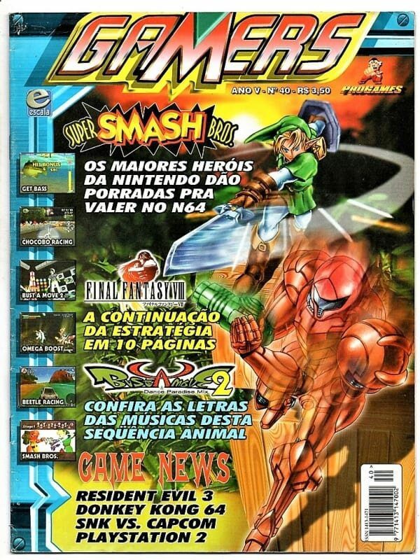 | Casa do Colecionador Revista Gamers - Ano 5 - N° 40 Editora Escala