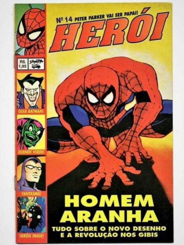 | Casa do Colecionador Revista Heroi Nº 14 - Homem Aranha