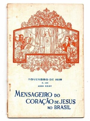 Revista Religiosa Mensageiro Do Coração De Jesus No Brasil - Novenbro de 1929