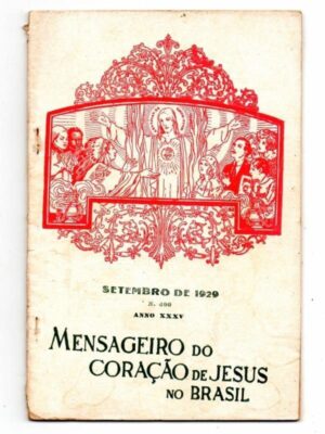 Revista Religiosa Mensageiro Do Coração De Jesus No Brasil - Setembro de 1929