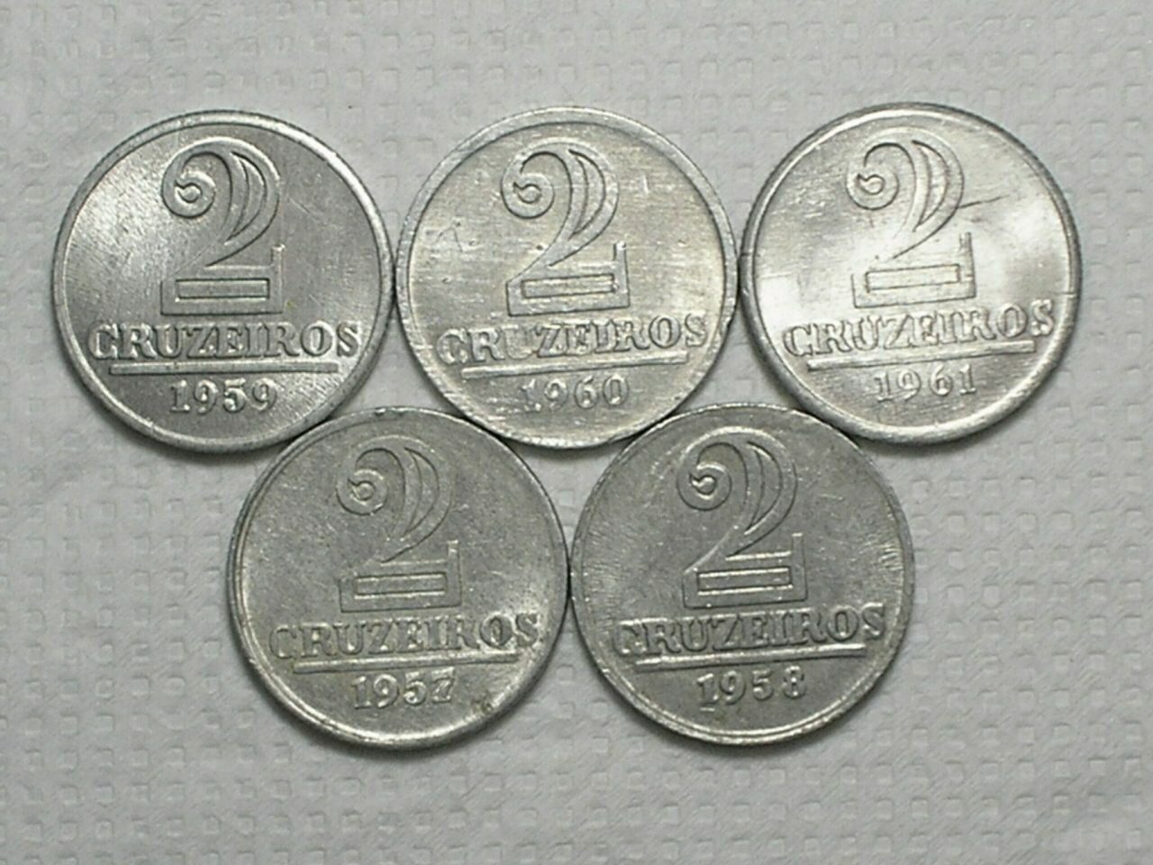 | Casa do Colecionador Série 2 Cruzeiros) - 1957 / 1958 / 1959 / 1960 / 1961 ... Sob/Fc / 1957 é data escassa / cod. 330