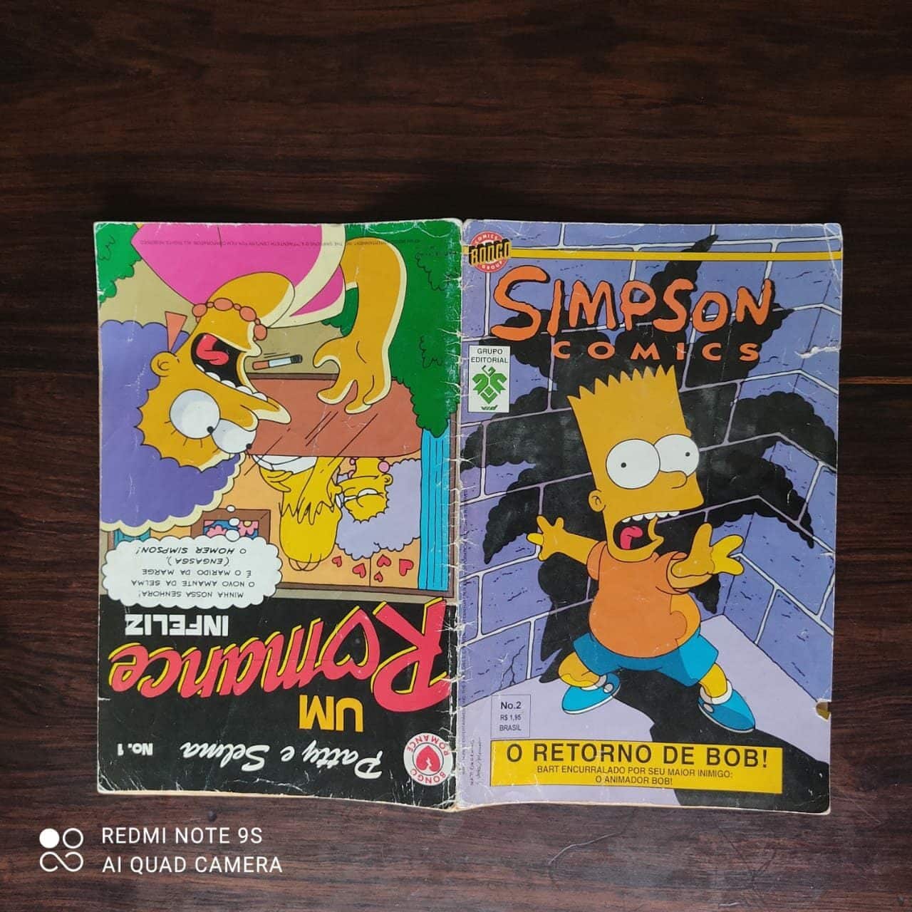 | Casa do Colecionador Simpson Comics Nº 02 (Editora Sisal) Outubro 1996
