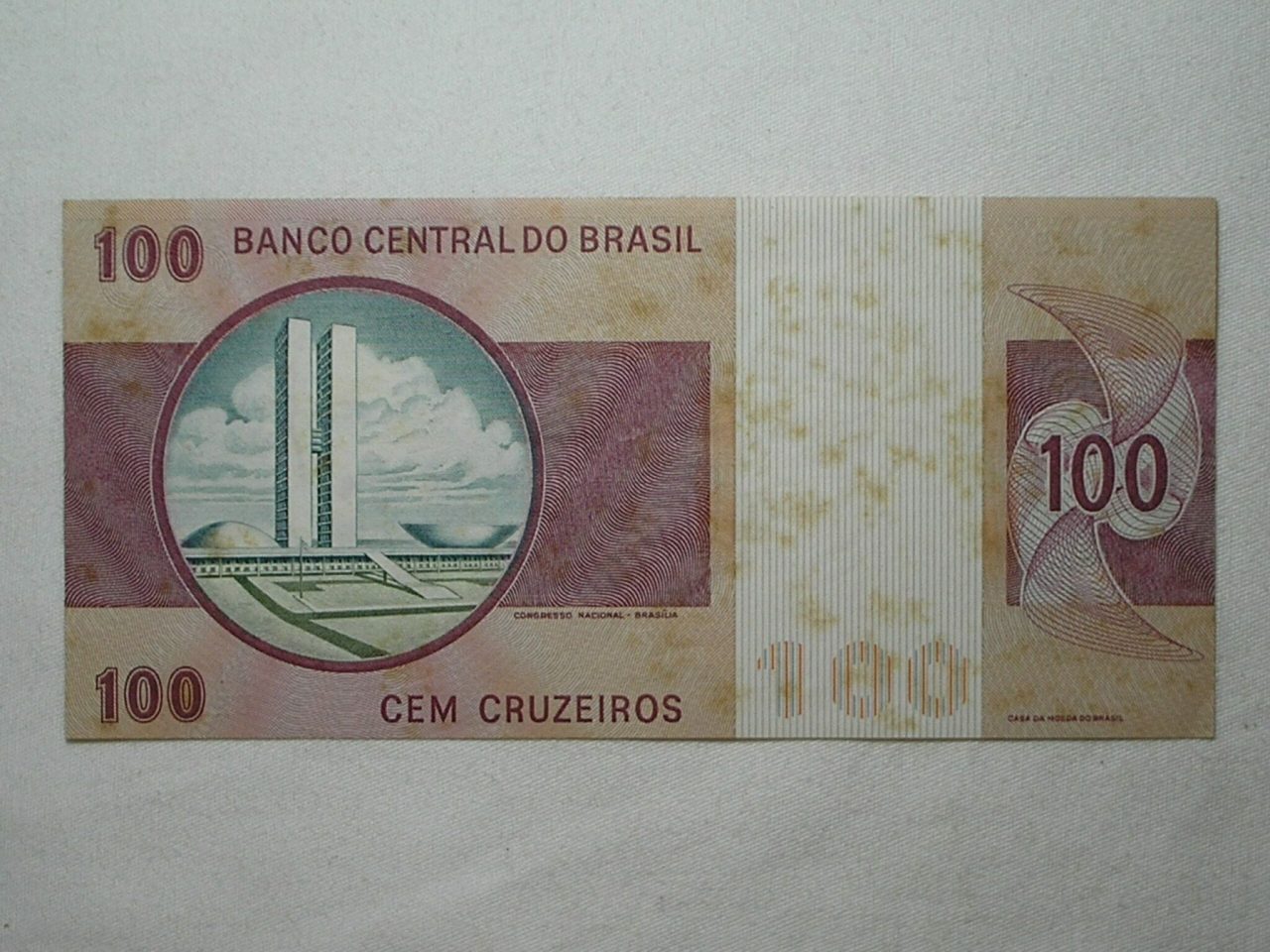 | Casa do Colecionador Soberba) 100 Cruzeiros C-147 F. Peixoto / 11049
