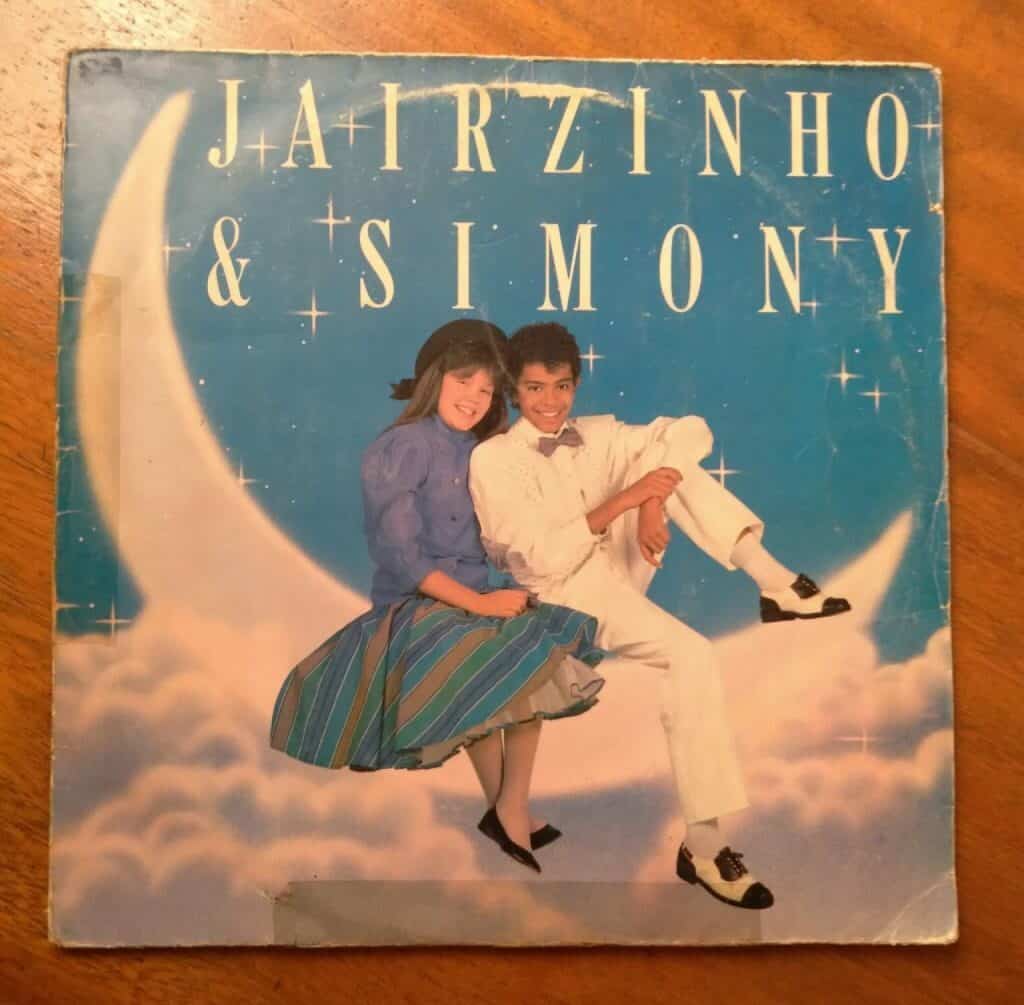 | Casa do Colecionador Vinil LP CBS 1987 / Jairzinho e Simony / Oi Mundo.