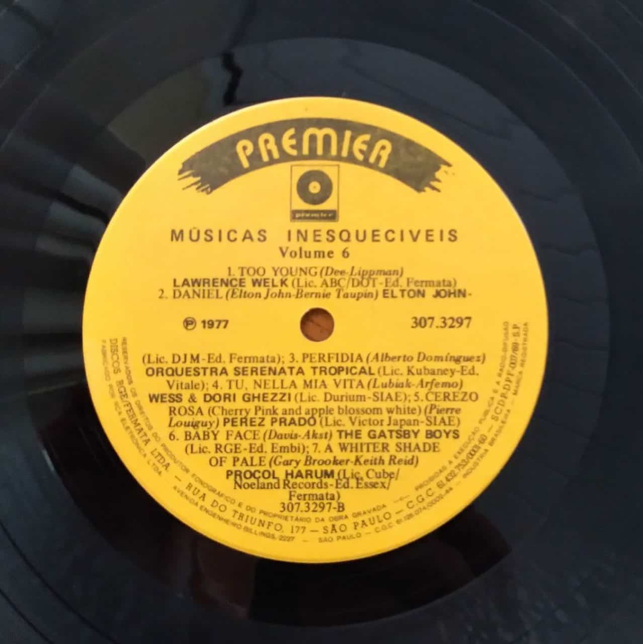 | Casa do Colecionador Vinil LP Premier 1977 / Músicas Inesquecíveis vol. 6