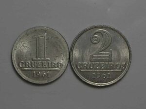 1 / 2 Cruzeiros - 1961 / soberbas /