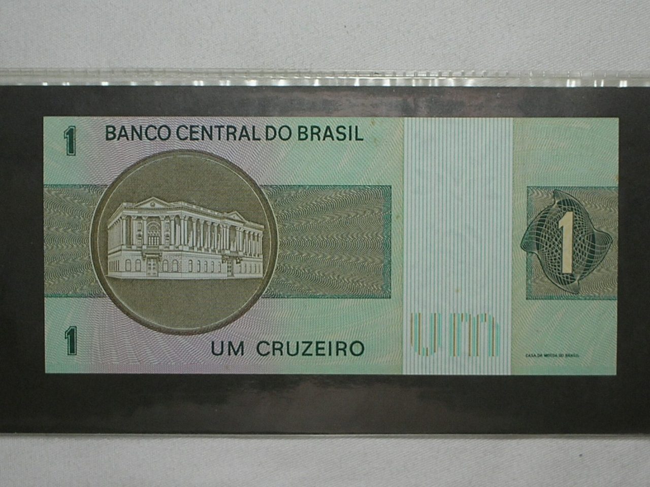 | Casa do Colecionador 1 Cruzeiro C-132 / Numeração 00002 / Flor de estampa / 6678