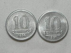 10 Cent. 1956-escassa /1957 - sob/fc