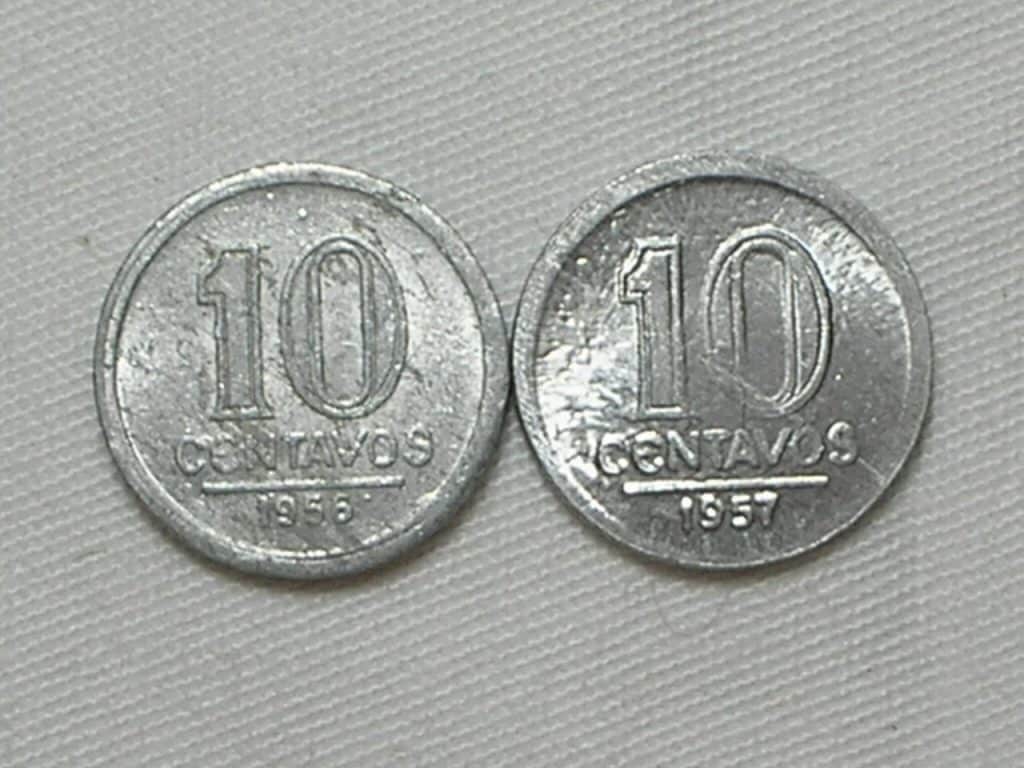 | Casa do Colecionador 10 Cent. 1956-escassa /1957 - soberbas