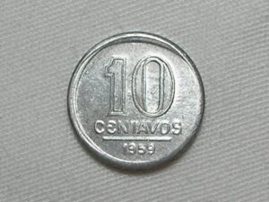 10 Cent. 1959 - data escassa / flor de cunho