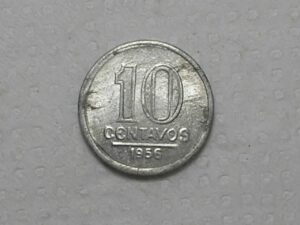 10 Centavos - 1956 / Data escassa / m50.2