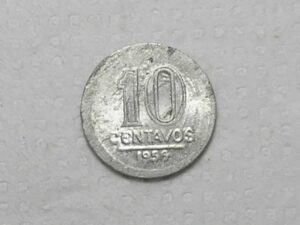 10 Centavos - 1956 / Data escassa / m50.3