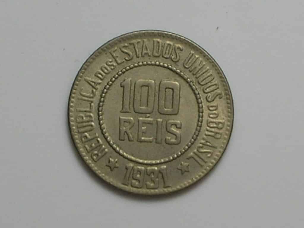 100 Rs. 1931 - Níquel - sob/flor