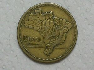 2 Cruz. 1945 - Brasil - Cunhada Com Sigla no final do 1º 2º tracinho - Escassa