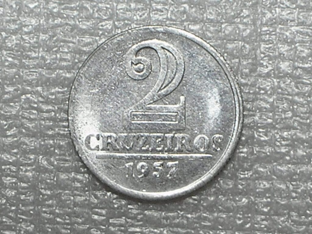 | Casa do Colecionador 2 Cruzeiros - 1957 data escassa - Data chave da coleção / Sob/Fc