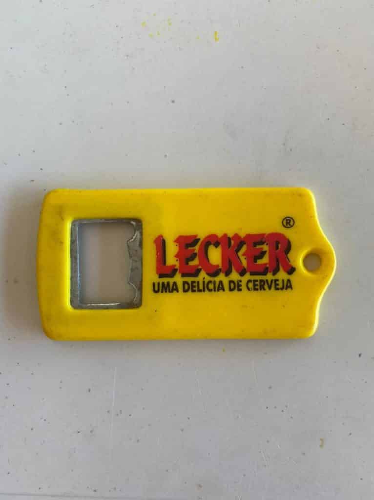 | Casa do Colecionador Abridor de Garrafa - Cerveja Lecker
