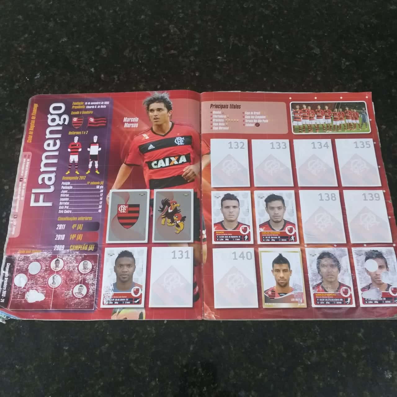 | Casa do Colecionador Álbum de Figurinhas - Campeonato Brasileiro 2013 - Incompleto (SUCATA)