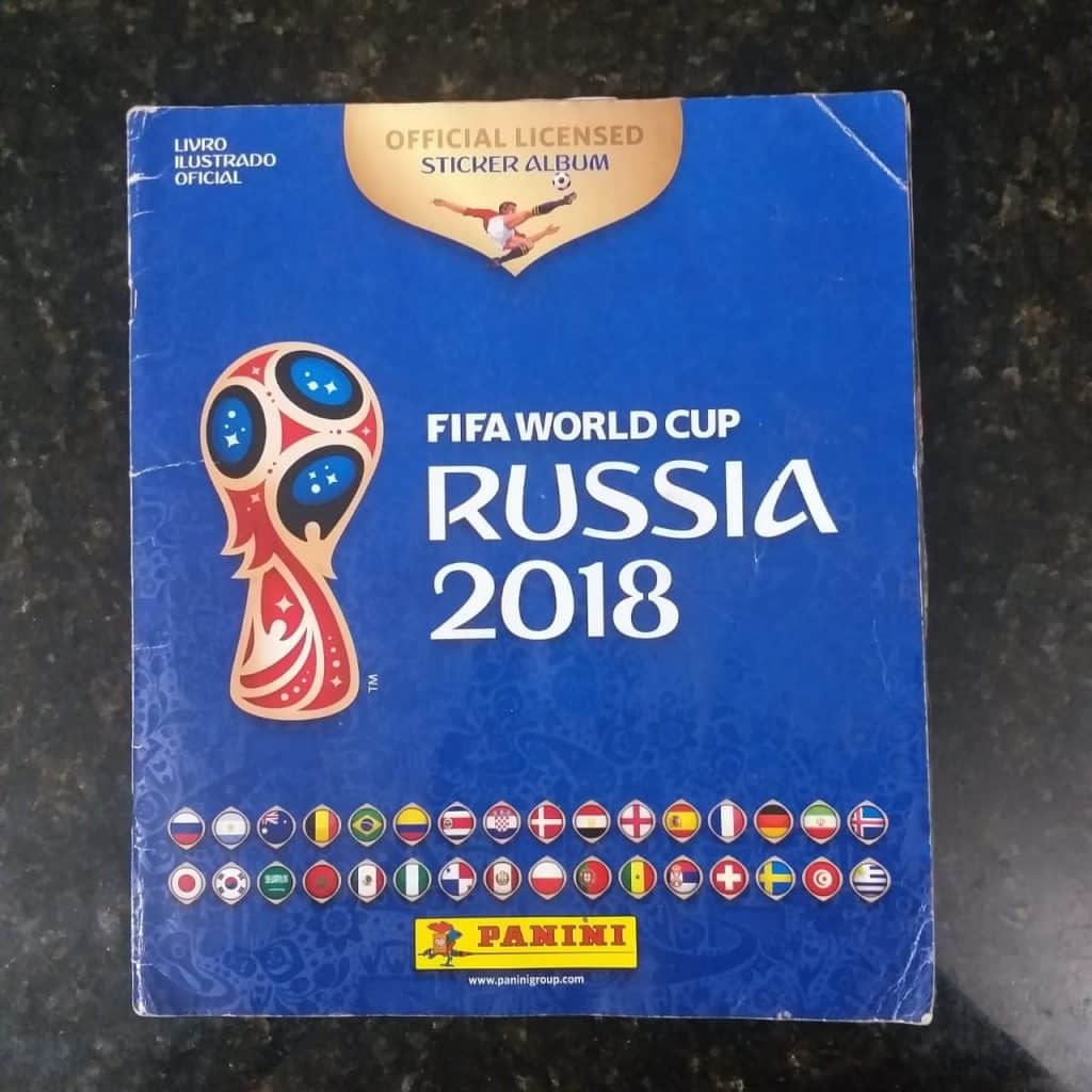 Álbum de Figurinhas - Copa do Mundo 2018 - Rússia - (Fifa World Cup) - (Incompleto com 640 fig coladas)