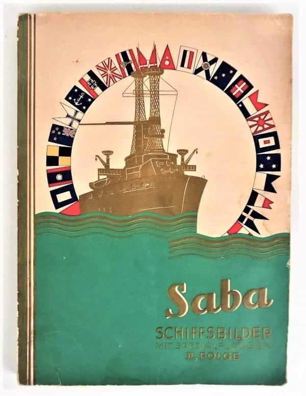 | Casa do Colecionador Album De Figurinhas Navios - Saba - Alemanha - Anos 30