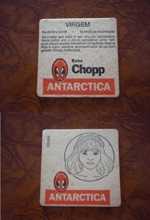 BOLACHA DE CHOPP ANTÁRTICA SIGNOS VIRGEM .