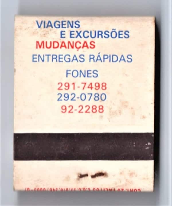 | Casa do Colecionador Caixa De Fosforos - Entregadora Giba São Paulo ( SP ) - Anos 50 - Filuminismo