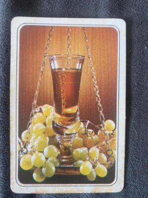Calendário de Bolso (Tema Alimentos) Ano 1980
