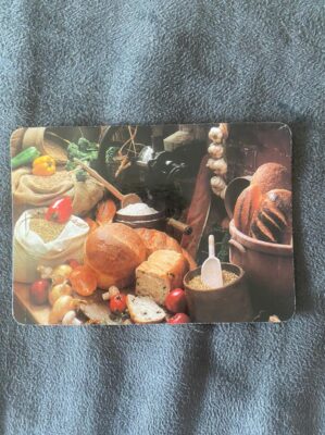 Calendário de Bolso (Tema Alimentos) Ano 1995