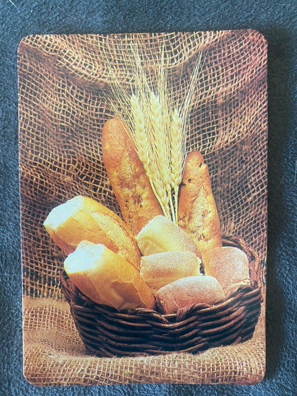 | Casa do Colecionador Calendário de Bolso (Tema Alimentos) Ano 1997