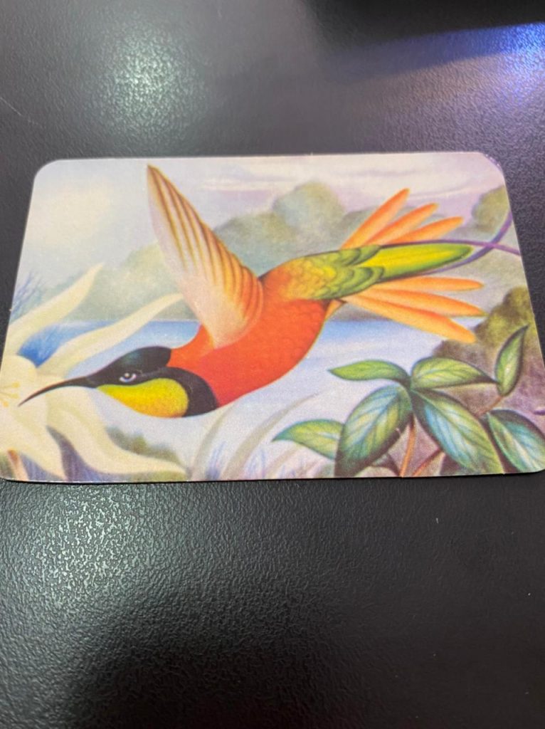 | Casa do Colecionador Calendário de Bolso (Tema Animais - Aves) Ano 1986