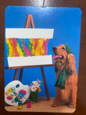 Calendário de Bolso (Tema Animais - Cachorros) Ano 2001