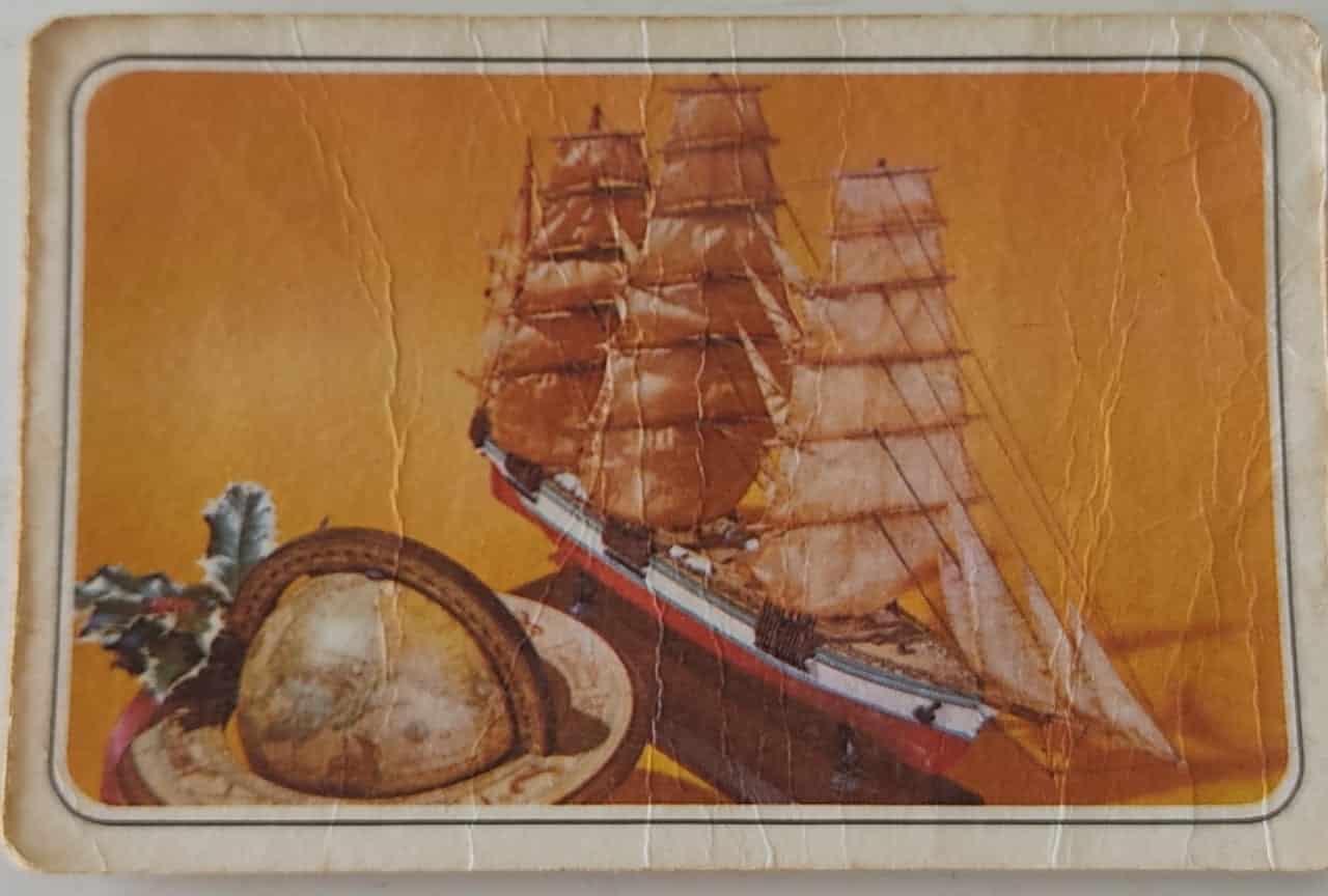 | Casa do Colecionador Calendario De Bolso Tema Barcos Navios E Caravelas Ano 1980