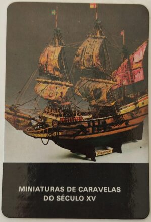 Calendário de Bolso (Tema Barcos, Navios e Caravelas) - Ano 1988