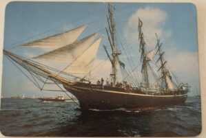 Calendário de Bolso (Tema Barcos, Navios e Caravelas) - Ano 1989