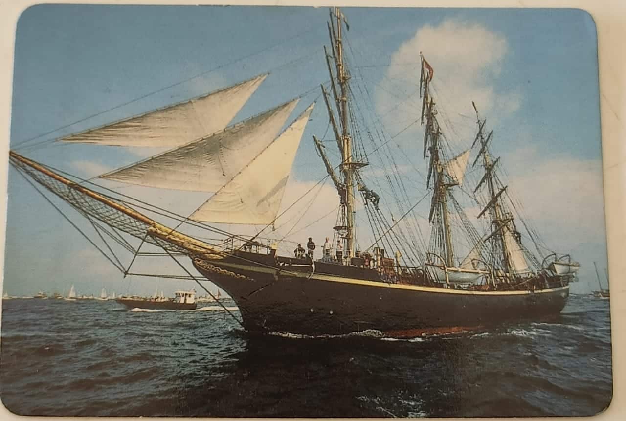 | Casa do Colecionador Calendário de Bolso (Tema Barcos, Navios e Caravelas) - Ano 1989