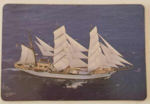 Calendário de Bolso (Tema Barcos, Navios e Caravelas) - Ano 1992