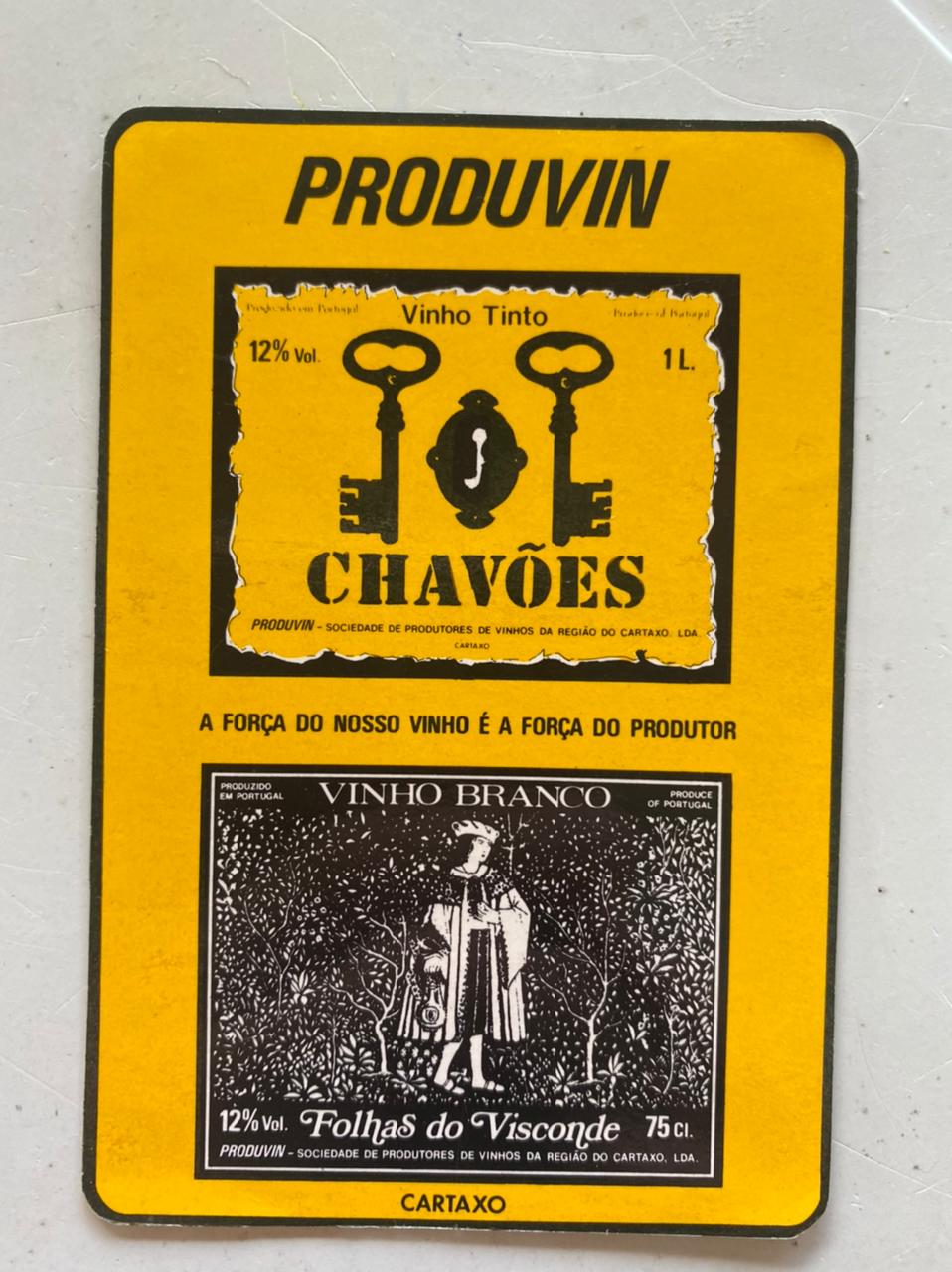 | Casa do Colecionador Calendário de Bolso (Tema Bebidas) Ano 1984