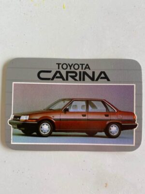 Calendário de Bolso (Tema Carros) Ano 1985