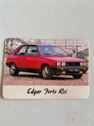 Calendário de Bolso (Tema Carros) Ano 1986