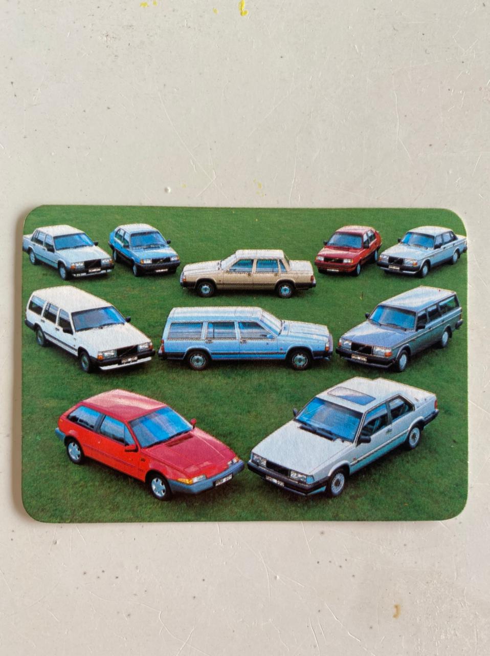 | Casa do Colecionador Calendário de Bolso (Tema Carros) Ano 1988