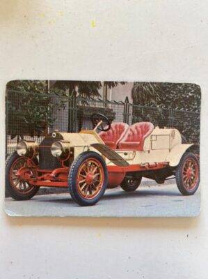 Calendário de Bolso (Tema Carros Antigos) Ano 1986