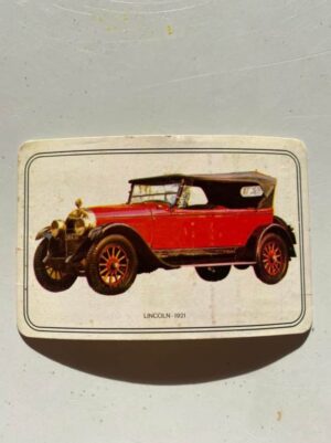 Calendário de Bolso (Tema Carros Antigos) Ano 1987