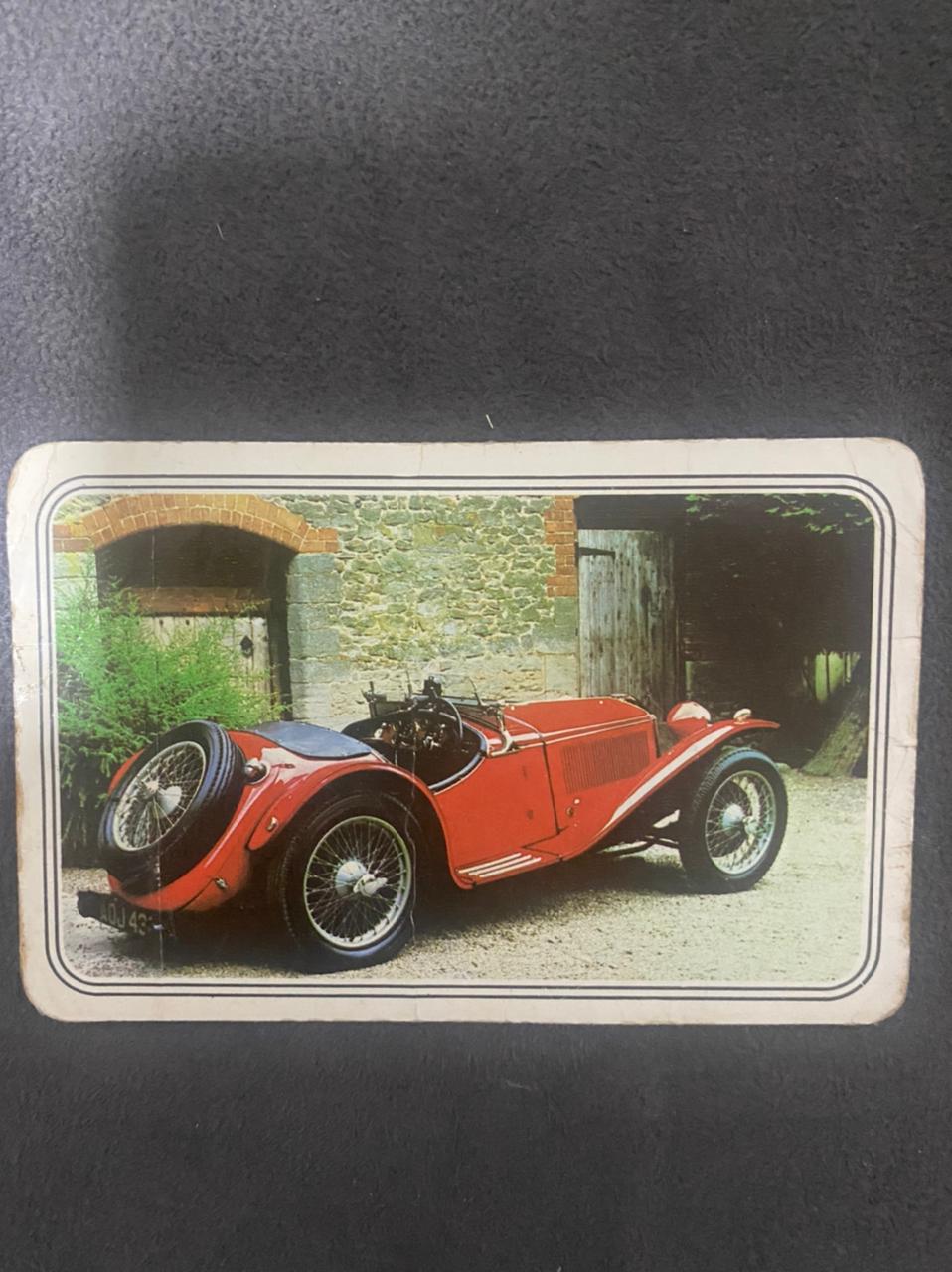 | Casa do Colecionador Calendario De Bolso Tema Carros Antigos Ano 1989 3