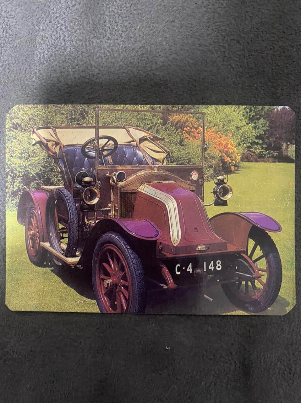| Casa do Colecionador Calendário de Bolso (Tema Carros Antigos) Ano 1991
