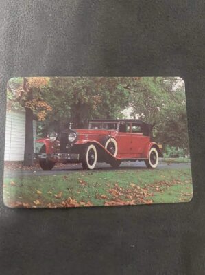 Calendário de Bolso (Tema Carros Antigos) Ano 1992