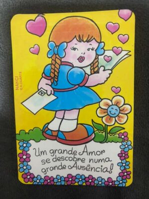 Calendário de Bolso (Tema Desenhos) Ano 1994