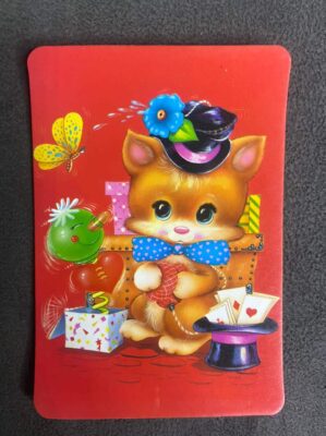 Calendário de Bolso (Tema Desenhos) Ano 1998