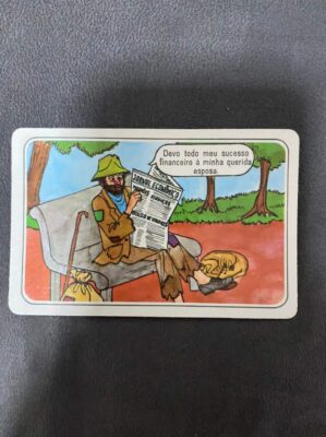 Calendario De Bolso Tema Humor Ano 1977
