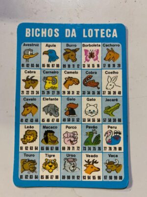 Calendário de Bolso (Tema Loteria) Ano 1993
