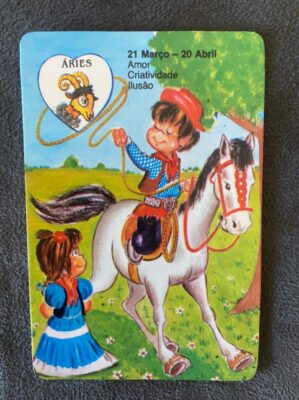 Calendário de Bolso (Tema Signo) Áries - Ano 1997